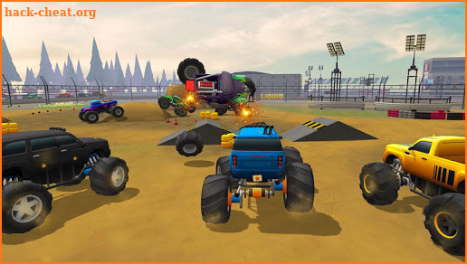 Monster Trucks Rival Crash Demolition Derby Game screenshot