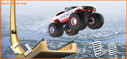 Monster Truck：Stunt Car Game screenshot