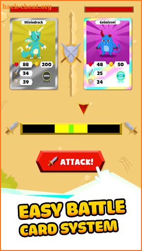 Monsters TCG trading card game screenshot