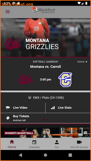 Montana Grizzlies screenshot