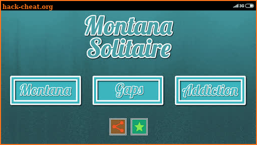 Montana Solitaire screenshot