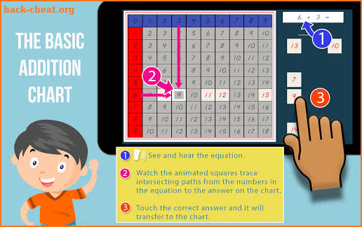 Montessori Addition Charts - F screenshot