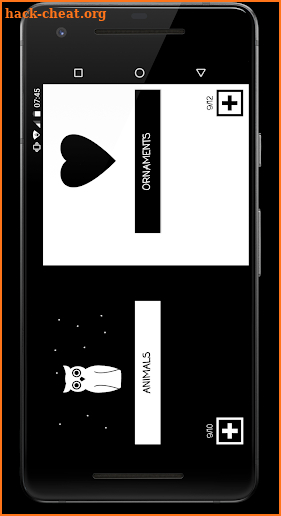 Montessori Black and White Cards screenshot