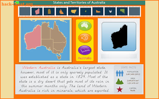 Montessori Geography - Australia screenshot