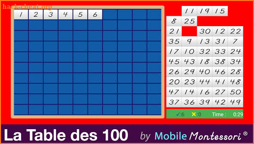 Montessori - La Table des 100 screenshot