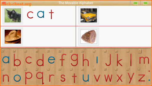 Montessori Movable Alphabet screenshot