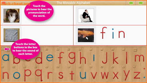Montessori Movable Alphabet screenshot