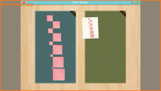 Montessori Pink Tower - Pre-Math Exercises screenshot