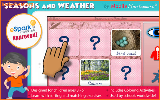 Montessori Seasons and Weather screenshot