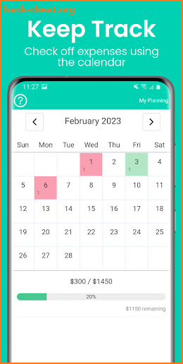 Monthly Bill Planner screenshot