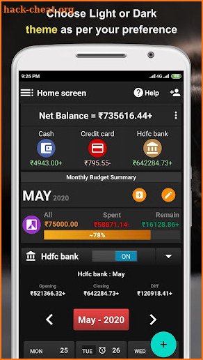 Monthly Expenses: Manage Money screenshot