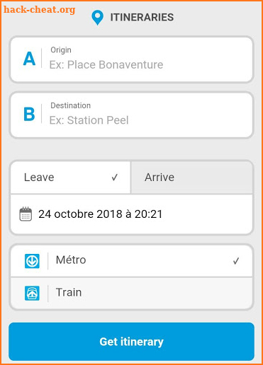 Montreal Transit screenshot