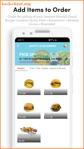 Monty's Good Burger screenshot