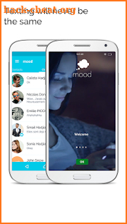 mood messenger - SMS & MMS messaging screenshot