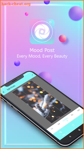 Mood Post - Photo Editor and Selfie Camera screenshot