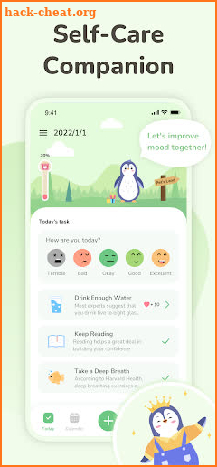Mood Tracker Self-Care Balance screenshot