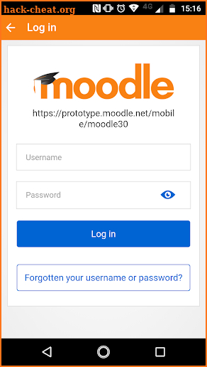 Moodle Classic screenshot