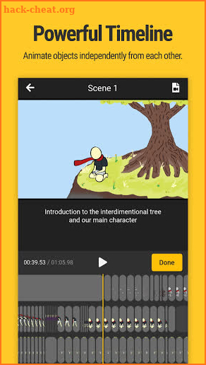 Mooltik - storyboard and animate cartoons screenshot