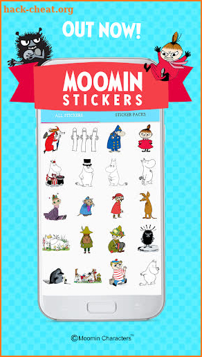 Moomin Sticker App screenshot