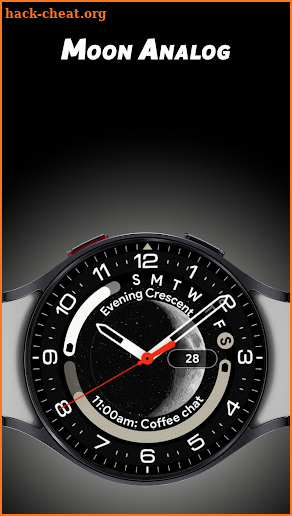 Moon Analog - Watch face screenshot