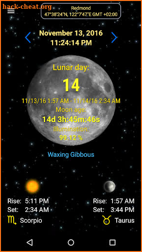 Moon Calendar screenshot
