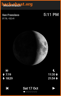 Moon Calendar Watch screenshot
