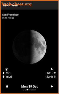 Moon Calendar Watch screenshot
