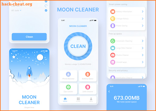 Moon Cleaner screenshot