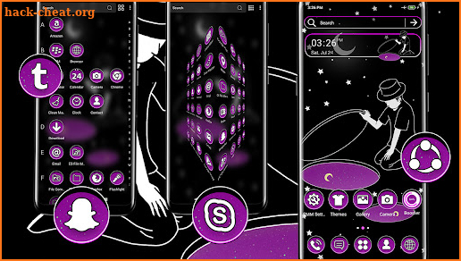 Moon Magician Theme Launcher screenshot