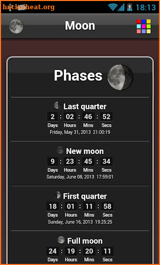 Moon Phase screenshot