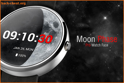 Moon Phase PRO - Watch Face screenshot