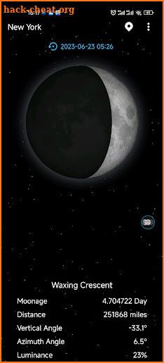 Moon Phase - Weather Moon screenshot