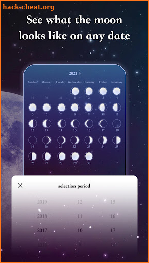 Moon Phase& Moon Calendar screenshot