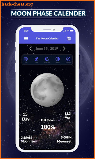 Moon Phases - Moon Calendar screenshot