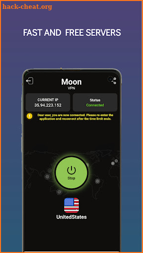Moon VPN screenshot