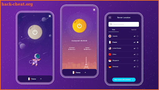 Moon VPN Proxy Free  - Protect & Unblock & Speed screenshot