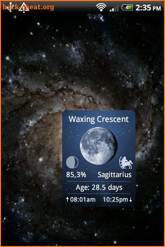 Moon Widget Deluxe screenshot