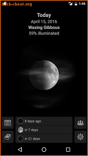 Mooncast screenshot