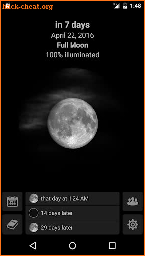 Mooncast screenshot