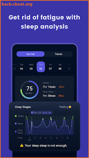 MooNite: Sleep Tracker & Alarm screenshot