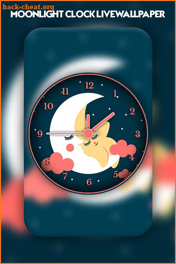 Moonlight Clock Live Wallpaper screenshot