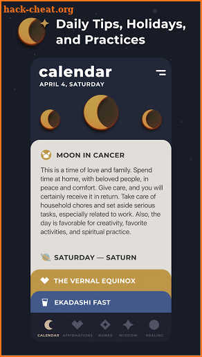 Moonly: Moon Calendar screenshot