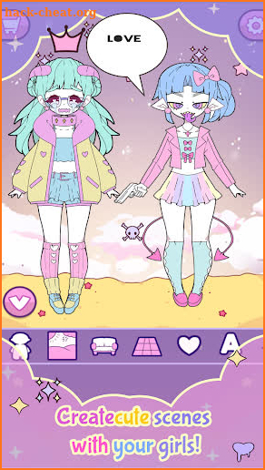 Moon'sCloset: Pastel goth dress up screenshot