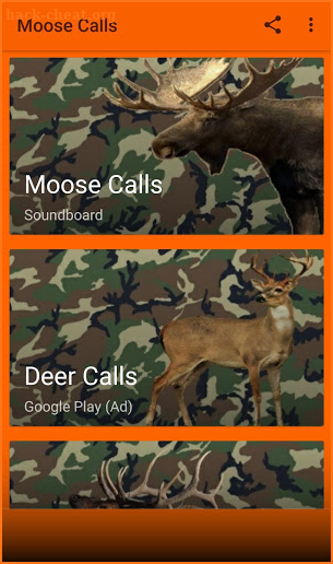 Moose Hunting Calls screenshot