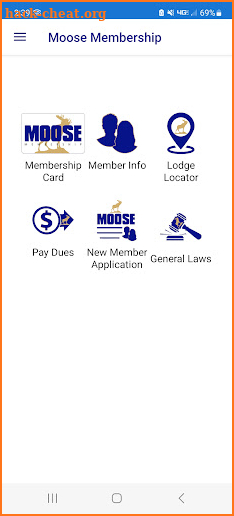 Moose Membership screenshot