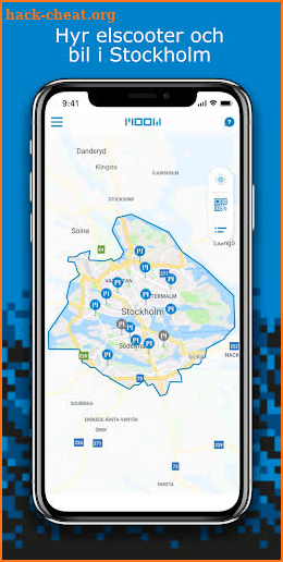 MOOW Stockholm - electric scooters screenshot