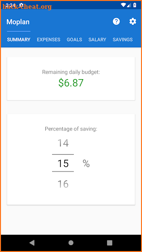 Moplan - Personal Budget screenshot