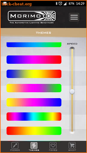 Morimoto XBT RGB screenshot
