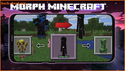 Morph Mod for Minecraft Skin screenshot
