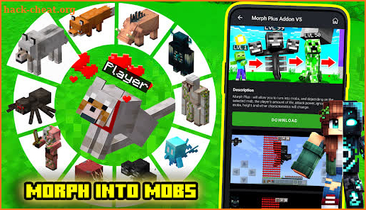 Morph Mods for Minecraft PE screenshot